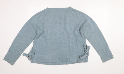 Womens UK Size 12 H&M Blue Pullover Jumper