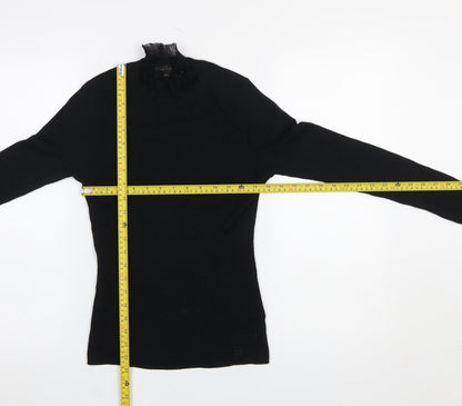 Womens UK Size 10 Ted Baker Black Pullover Jumper