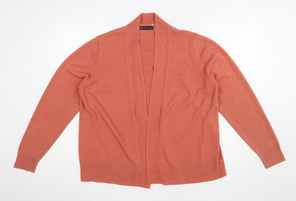 Womens UK Size XL Marks and Spencer Brown Cardigan Jumper
