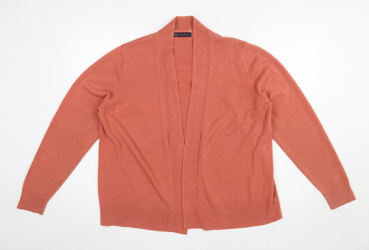 Womens UK Size XL Marks and Spencer Brown Cardigan Jumper