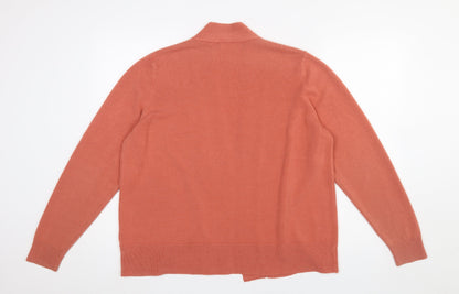 Womens UK Size XL Marks and Spencer Brown Cardigan Jumper