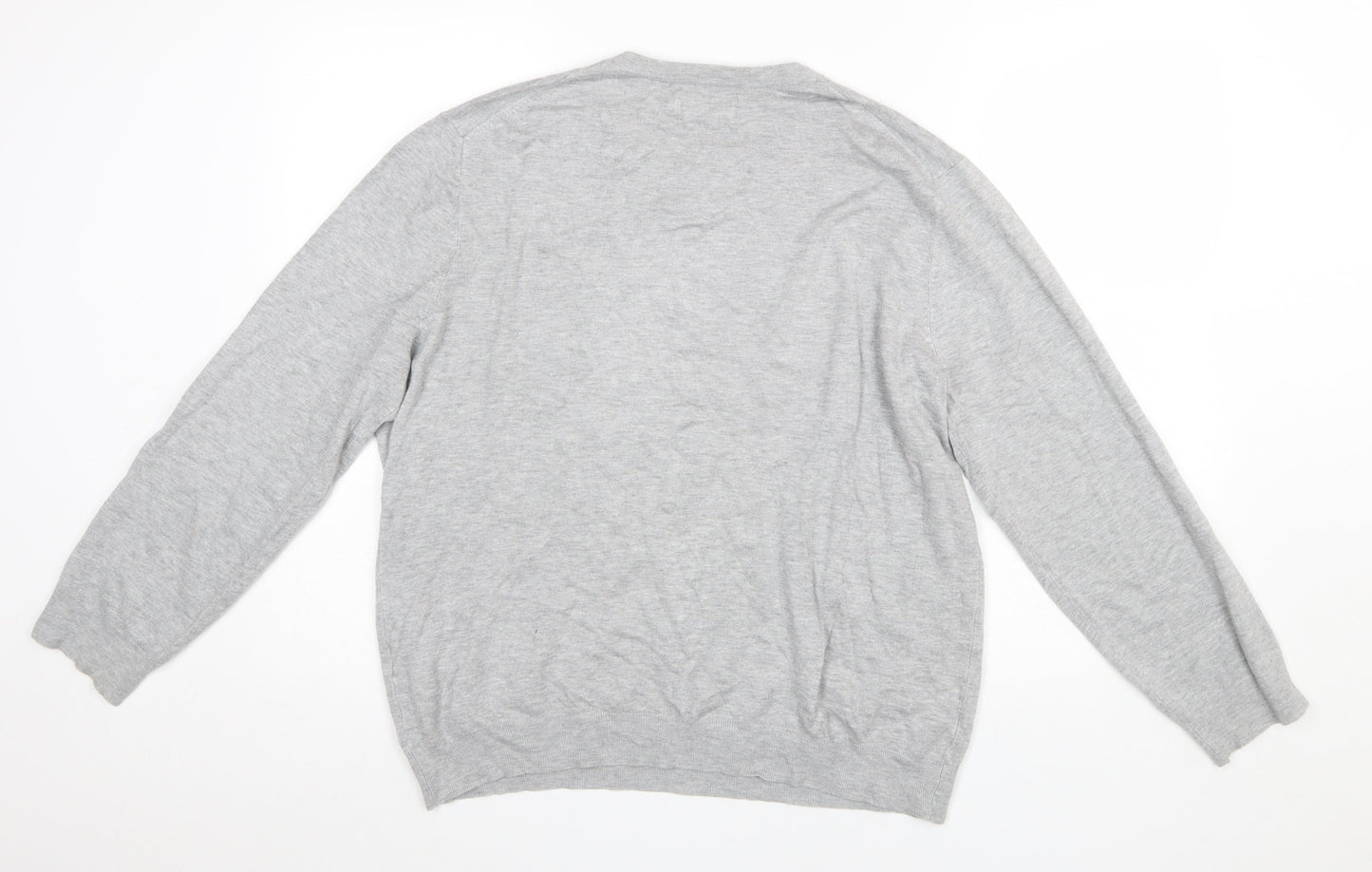 Mens UK Size L Debenhams Grey Pullover Jumper