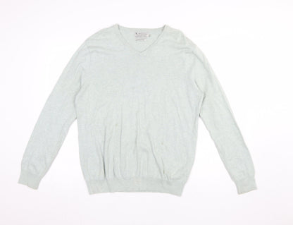Mens UK Size M TU Grey Pullover Jumper