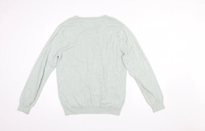Mens UK Size M TU Grey Pullover Jumper