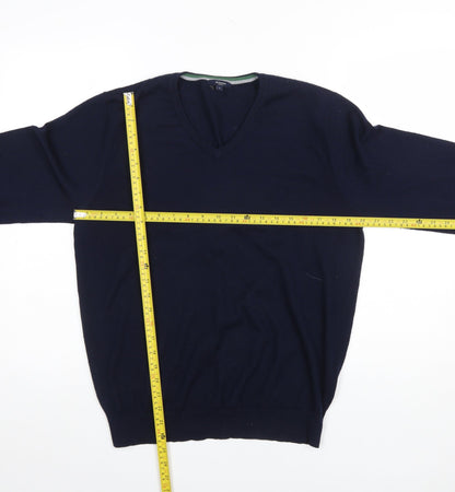 Mens UK Size L Rochas Paris Blue Pullover Jumper
