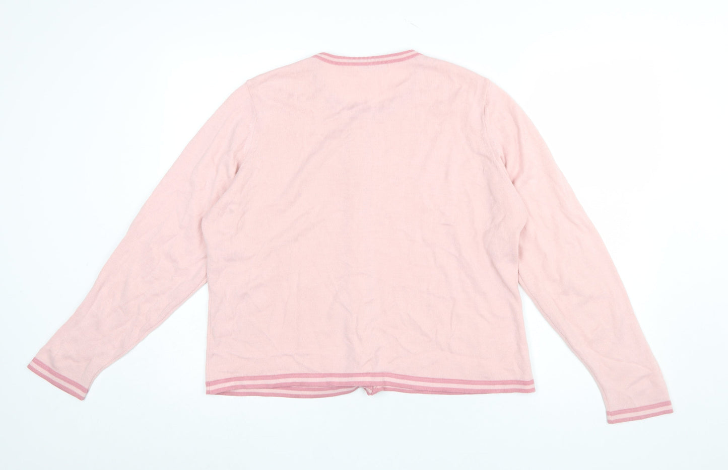 Womens UK Size 18 Marks and Spencer Pink Cardigan Jumper