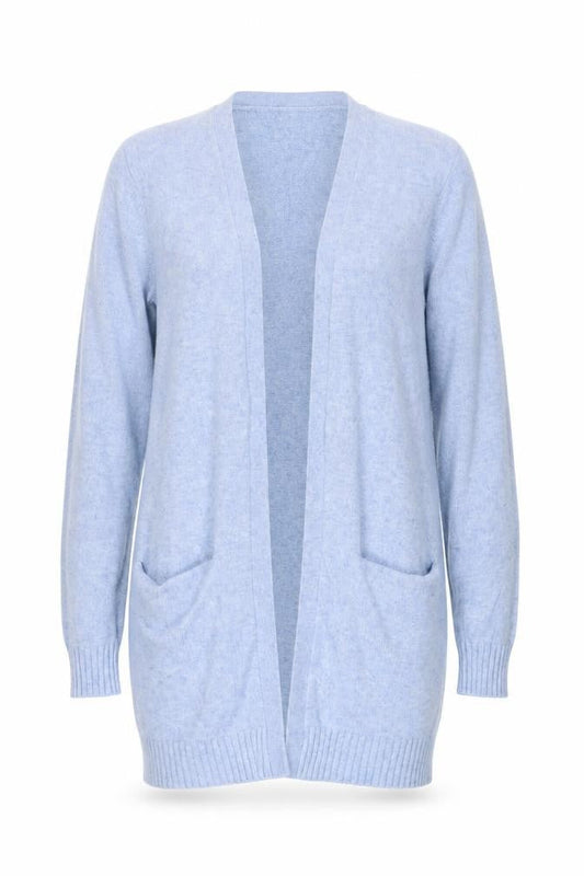 Womens UK Size S VILA Blue Cardigan Jumper