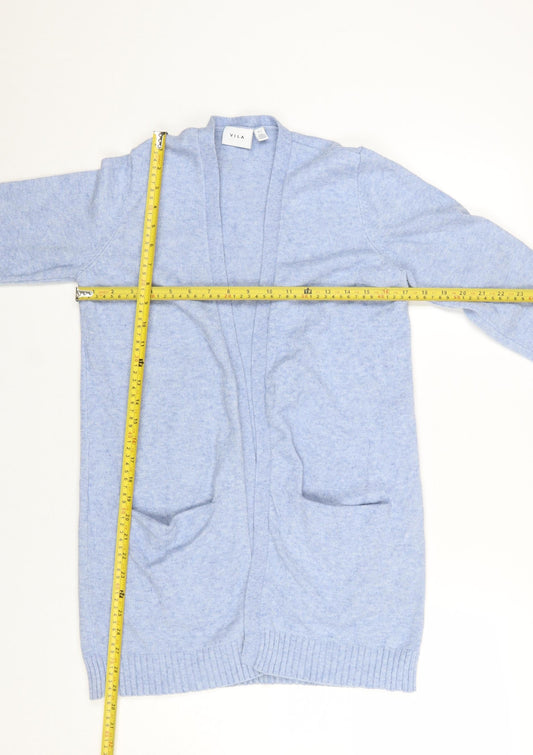 Womens UK Size S VILA Blue Cardigan Jumper