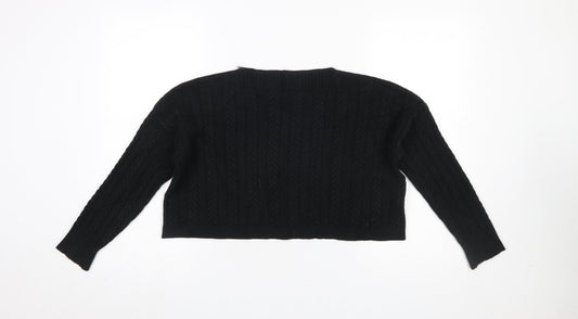 Womens UK Size S Anna Ellis Black Pullover Jumper