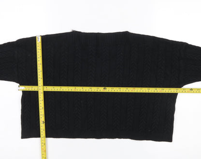 Womens UK Size S Anna Ellis Black Pullover Jumper