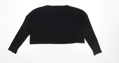 Womens UK Size S Anna Ellis Black Pullover Jumper