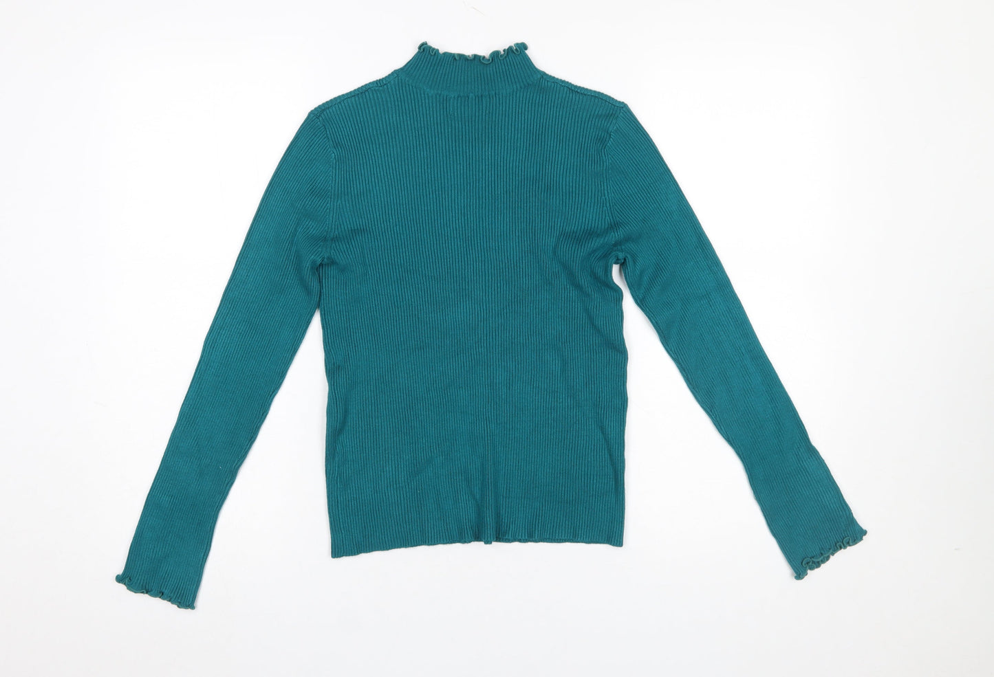 Womens UK Size 14 ET VOUS Green Pullover Jumper