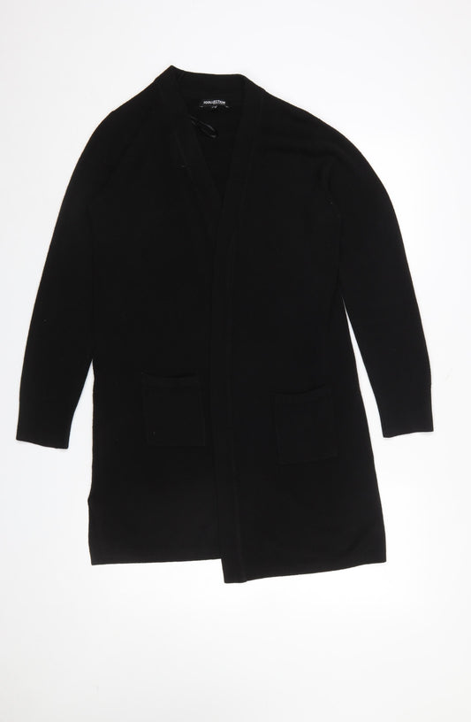 Womens UK Size 12 Debenhams Black Cardigan Jumper