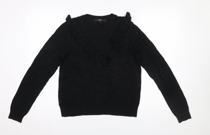 Womens UK Size 8 NEXT Black Pullover Jumper