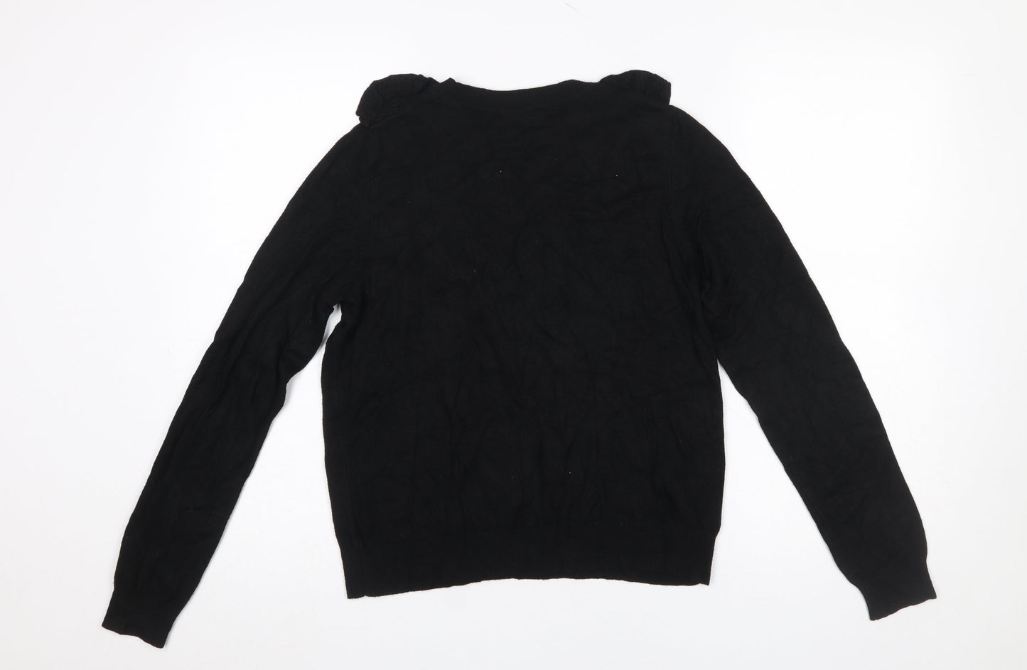 Womens UK Size 8 NEXT Black Pullover Jumper