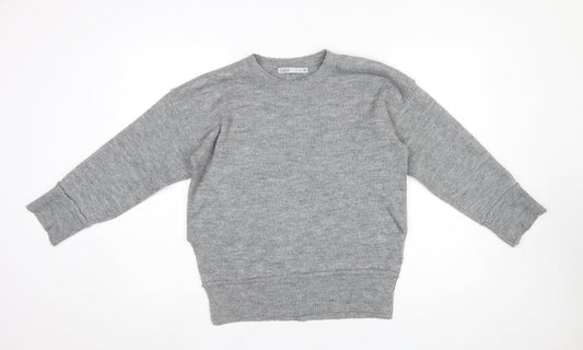 Womens UK Size XS Oasis Grey Pullover Jumper