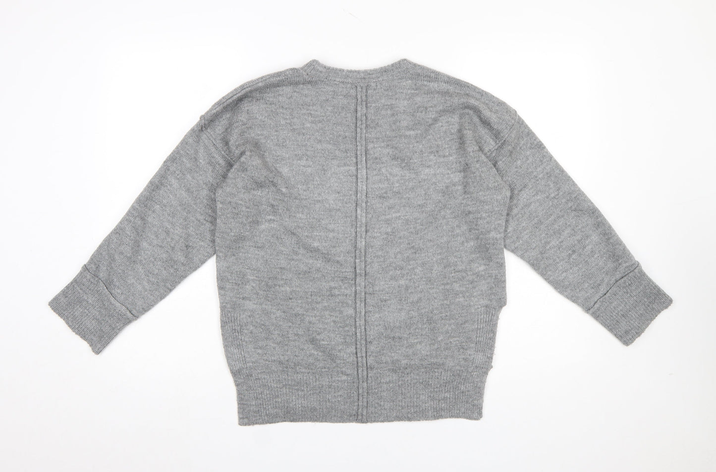 Womens UK Size XS Oasis Grey Pullover Jumper