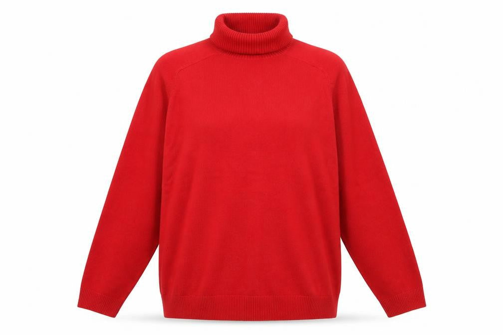 Womens UK Size L Marks and Spencer Red Pullover Jumper