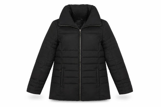 Womens UK Size M Oasis Black Puffer Jacket