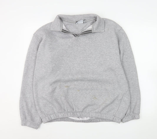 Mens UK Size M ASOS Grey Pullover Sweatshirt