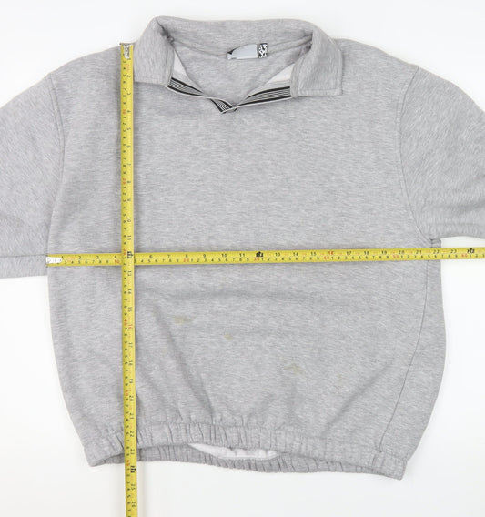 Mens UK Size M ASOS Grey Pullover Sweatshirt