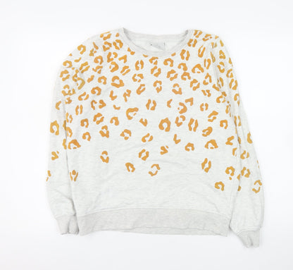 Womens UK Size S Only Beige Pullover Sweatshirt