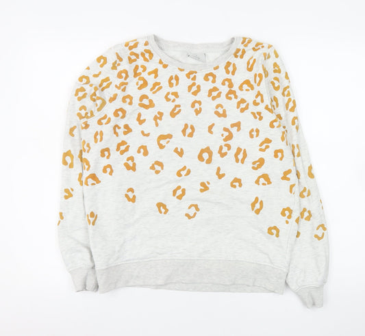 Womens UK Size S Only Beige Pullover Sweatshirt