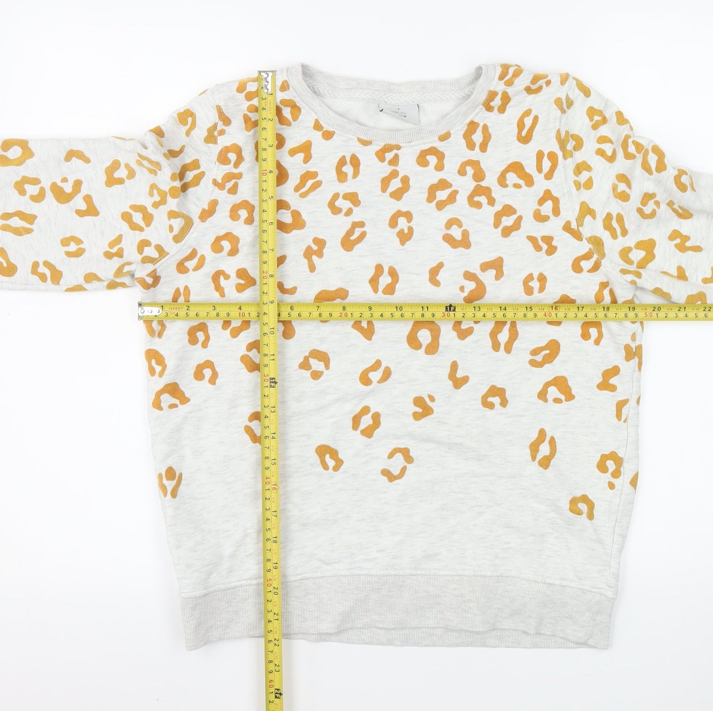 Womens UK Size S Only Beige Pullover Sweatshirt
