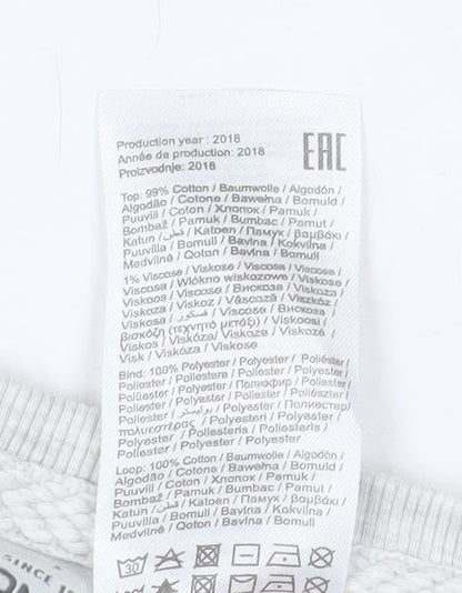 Womens UK Size S Only Beige Pullover Sweatshirt