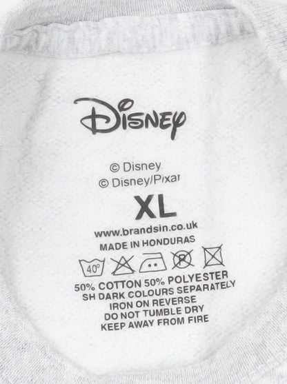 Womens UK Size XL Disney Grey Pullover Sweatshirt