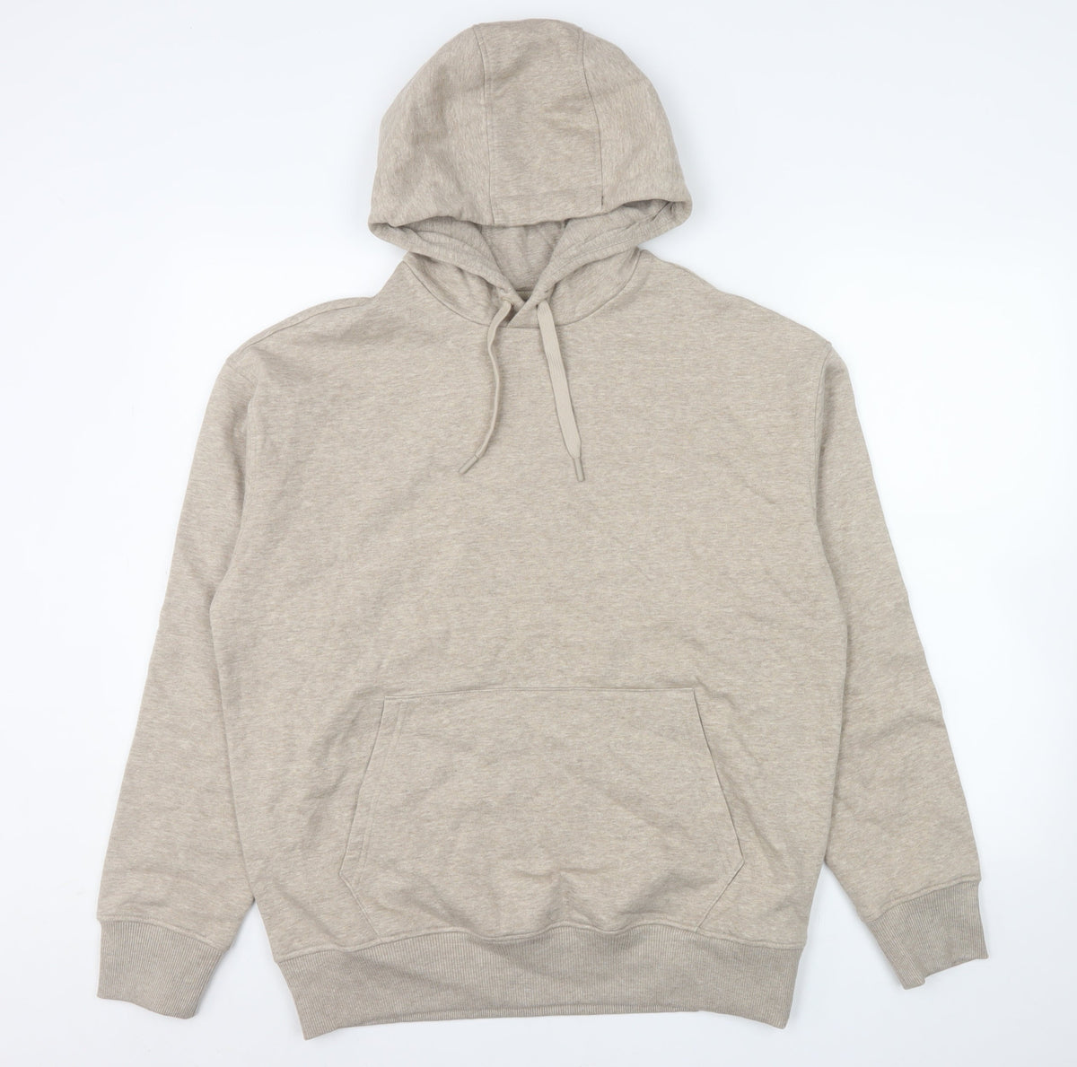 Mens UK Size S Marks and Spencer Beige Pullover Hoodie