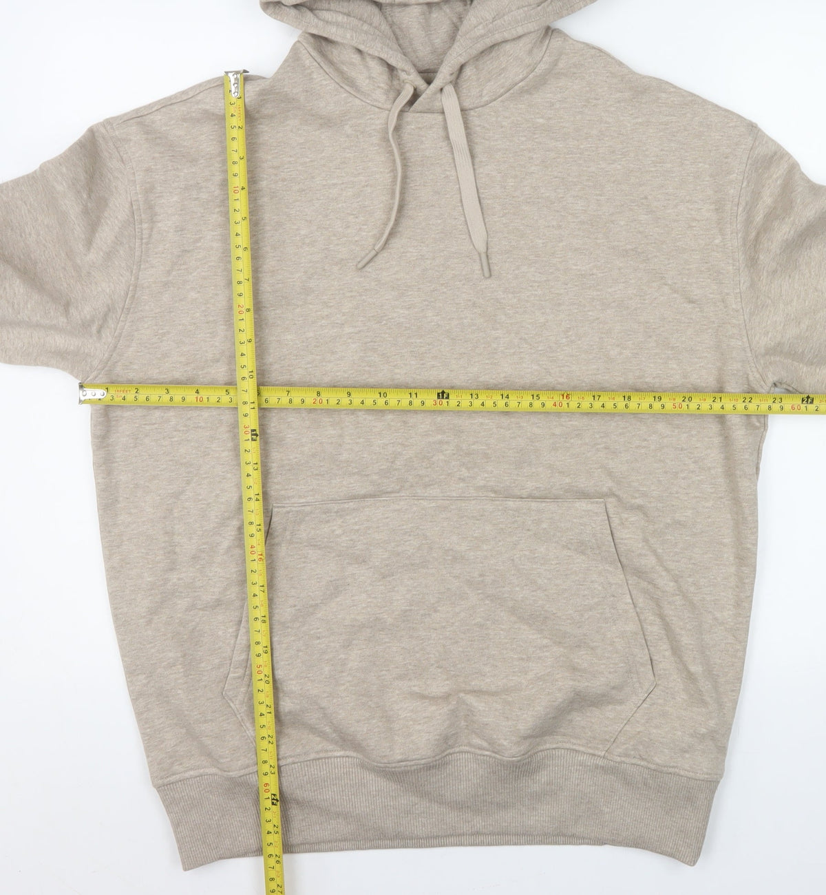 Mens UK Size S Marks and Spencer Beige Pullover Hoodie