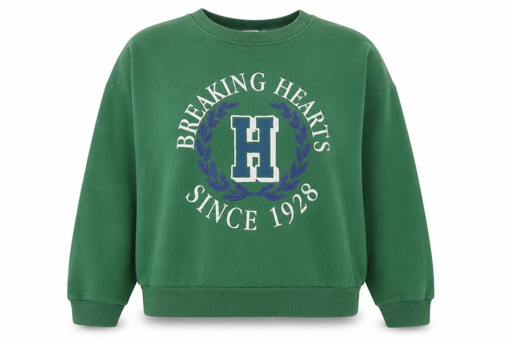 Womens UK Size 12 Stradivarius Green Pullover Sweatshirt