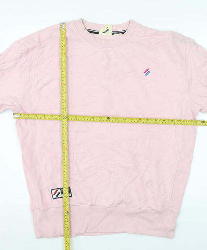 Mens UK Size XS Superdry Pink Pullover Sweatshirt