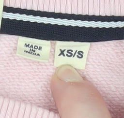 Mens UK Size XS Superdry Pink Pullover Sweatshirt