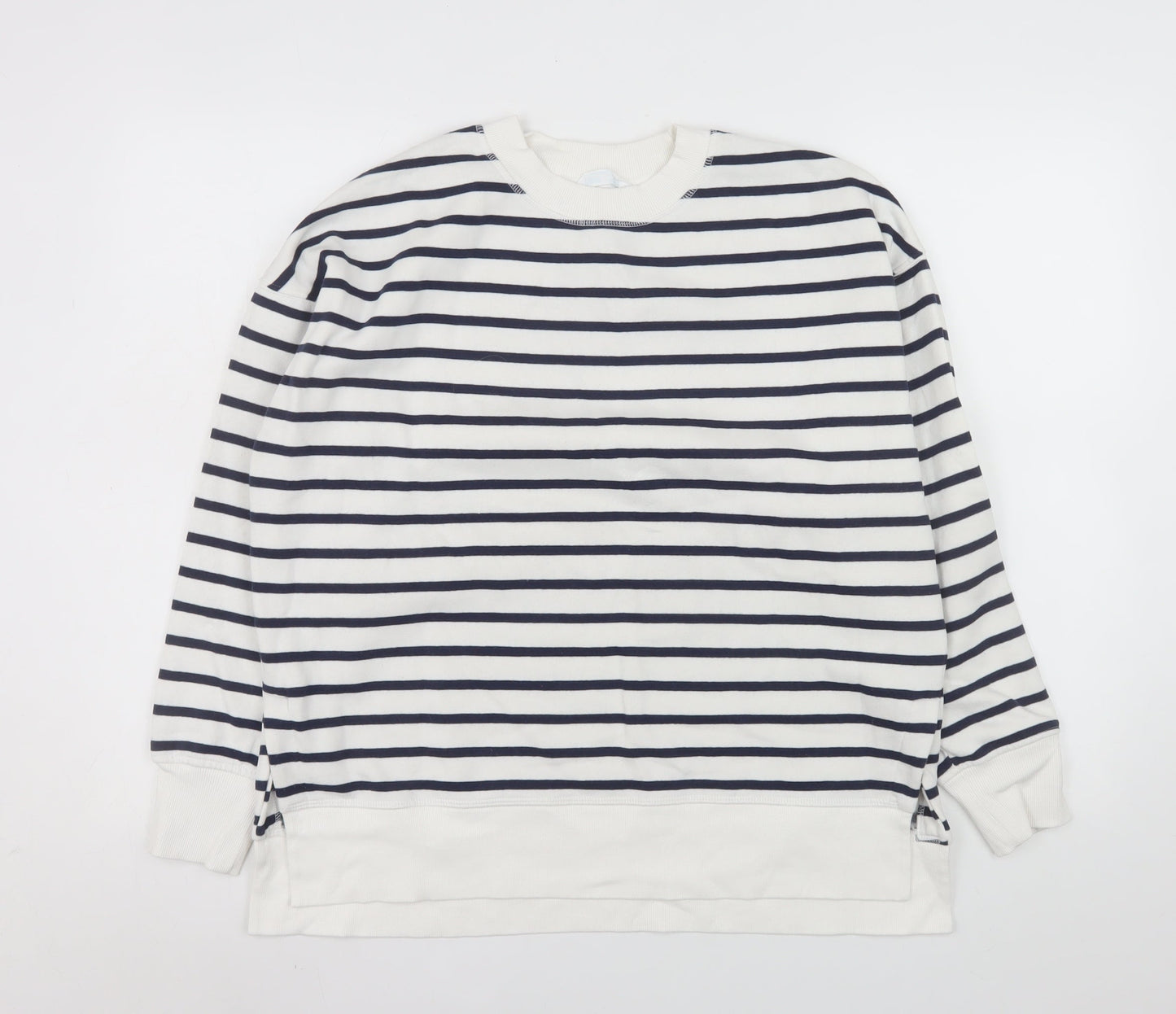 Womens UK Size 2XS Primark White Pullover Sweatshirt