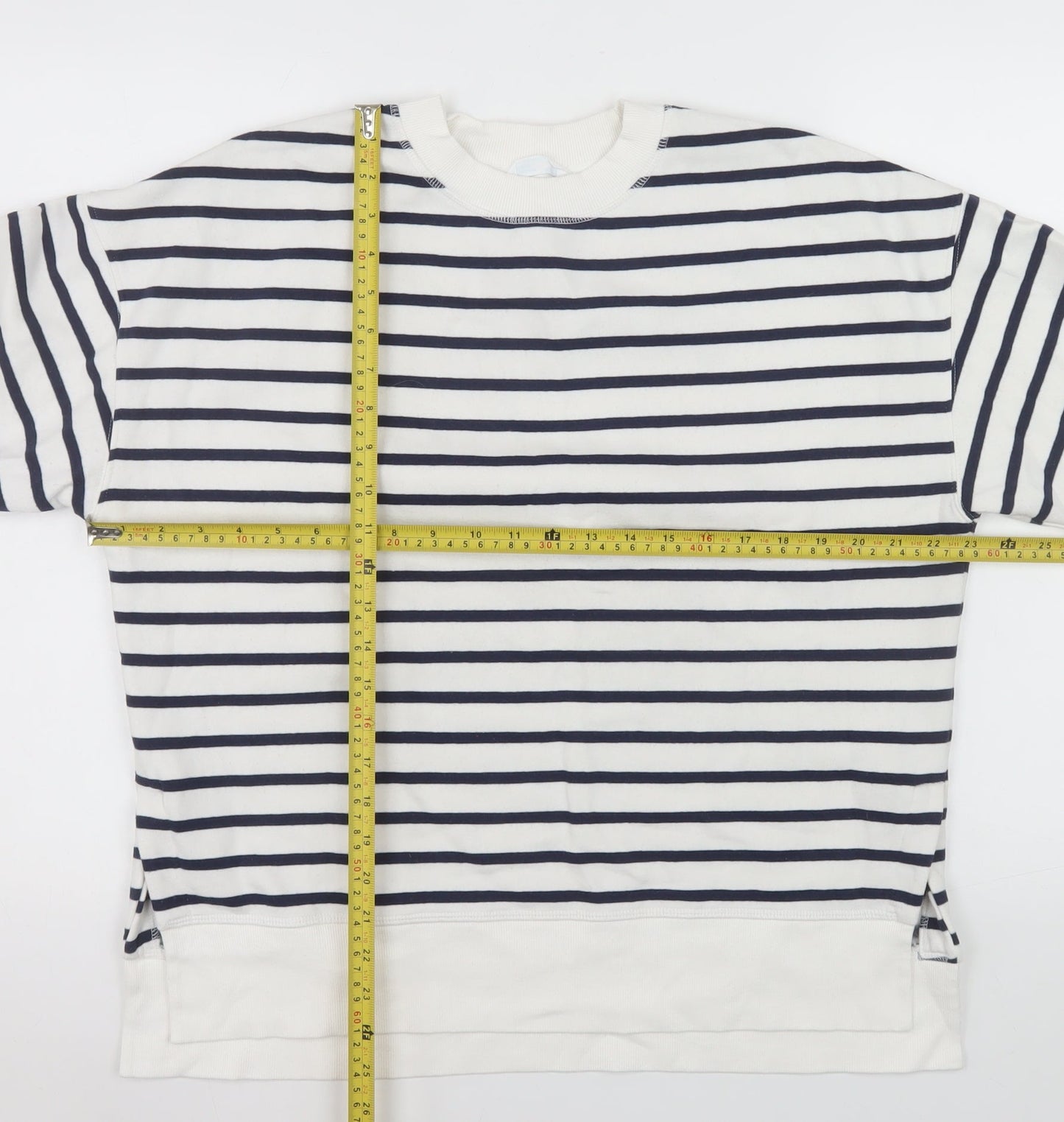 Womens UK Size 2XS Primark White Pullover Sweatshirt