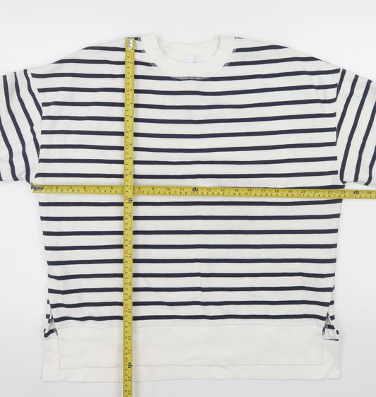 Womens UK Size 2XS Primark White Pullover Sweatshirt