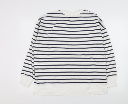 Womens UK Size 2XS Primark White Pullover Sweatshirt