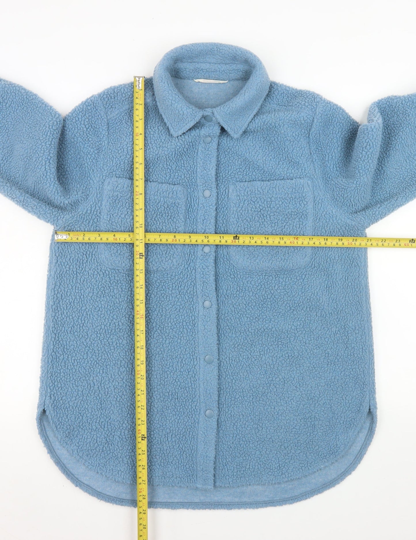 Womens UK Size S John Lewis & Partners Blue Basic Jacket