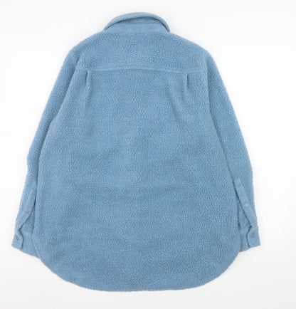 Womens UK Size S John Lewis & Partners Blue Basic Jacket