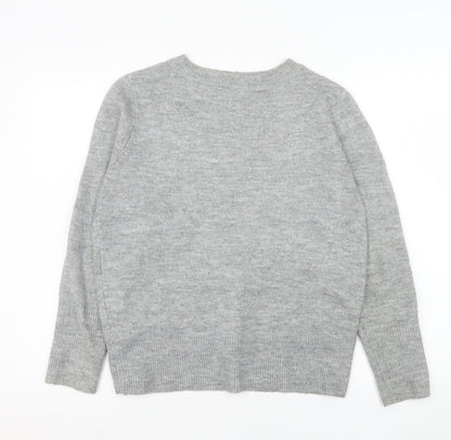 Womens UK Size S Dunnes Stores Grey Pullover Jumper