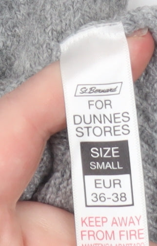 Womens UK Size S Dunnes Stores Grey Pullover Jumper
