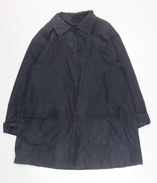 Mens UK Size M InWear Black Rain Coat