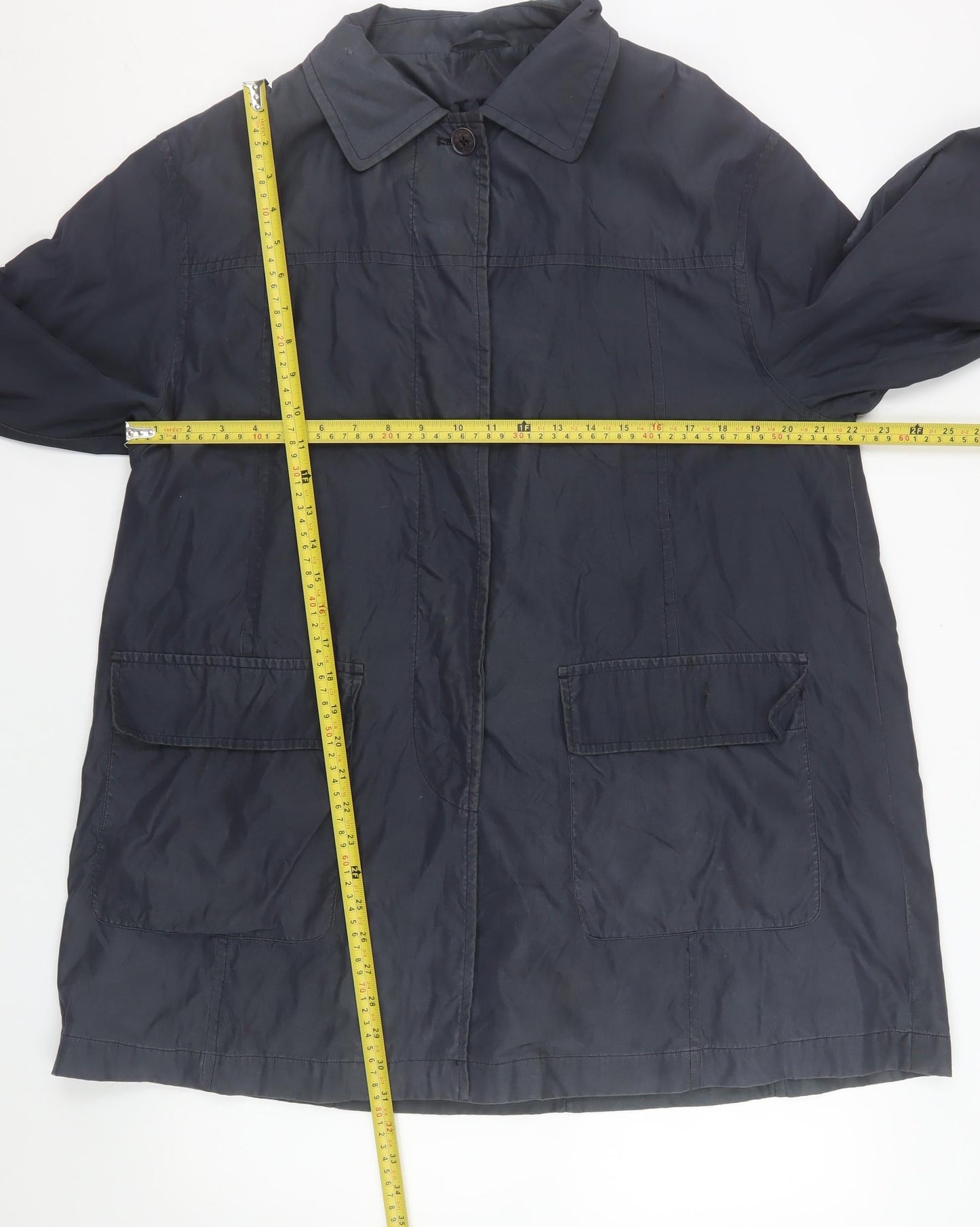 Mens UK Size M InWear Black Rain Coat