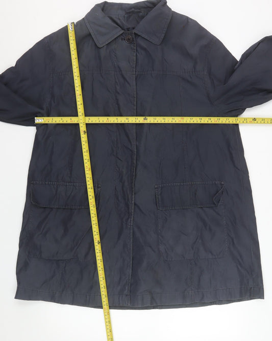 Mens UK Size M InWear Black Rain Coat