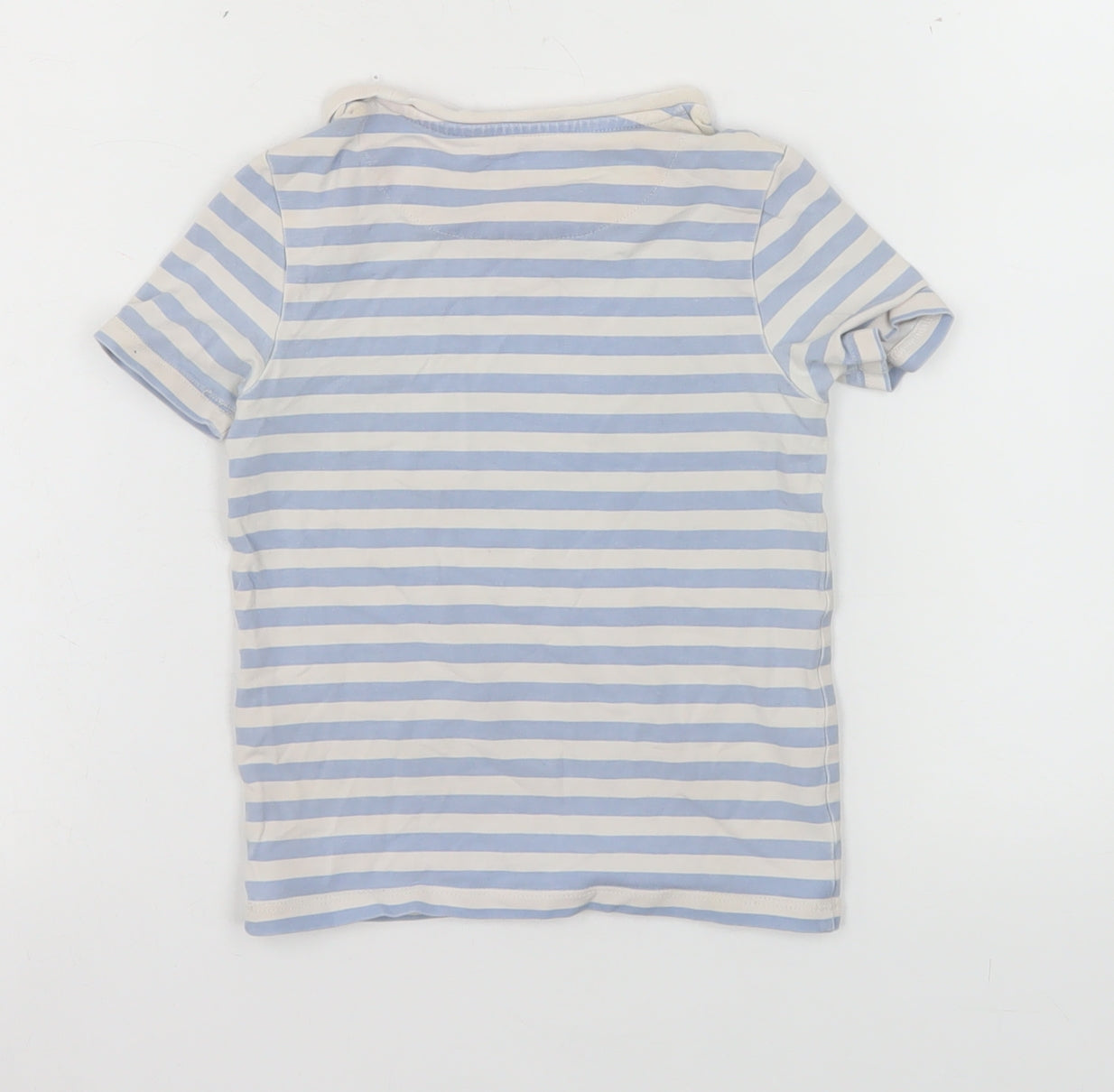 Girls UK Size 2-3 Years Marks and Spencer Blue Basic T-Shirt