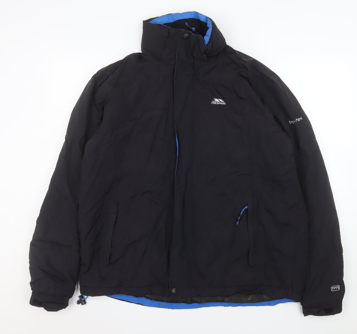 Mens UK Size L Trespass Black Parka Coat