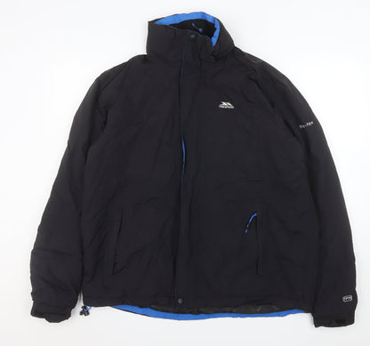 Mens UK Size L Trespass Black Parka Coat