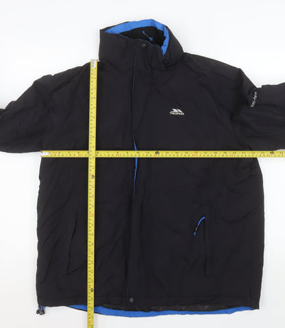 Mens UK Size L Trespass Black Parka Coat